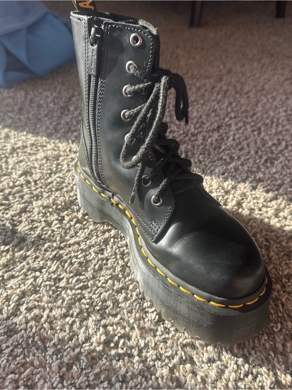 Black Dr. Martens Jadon Boots